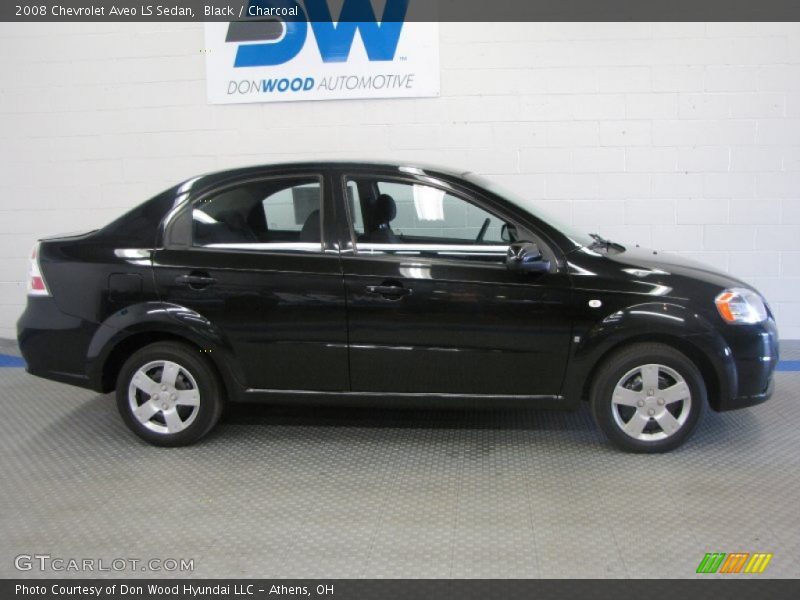 Black / Charcoal 2008 Chevrolet Aveo LS Sedan