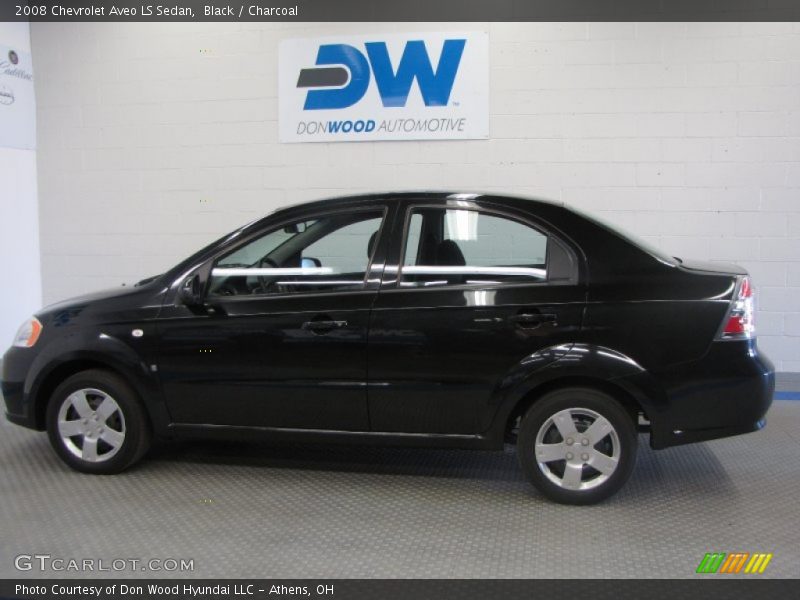 Black / Charcoal 2008 Chevrolet Aveo LS Sedan