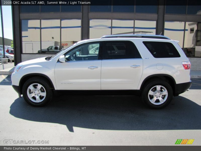 Summit White / Light Titanium 2008 GMC Acadia SLT AWD