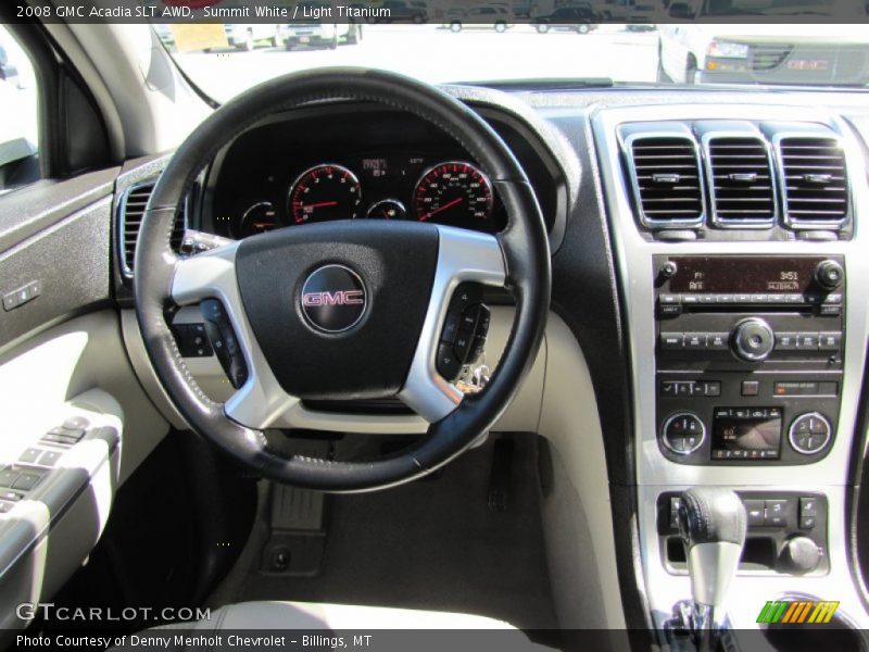 Summit White / Light Titanium 2008 GMC Acadia SLT AWD