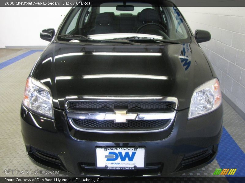 Black / Charcoal 2008 Chevrolet Aveo LS Sedan