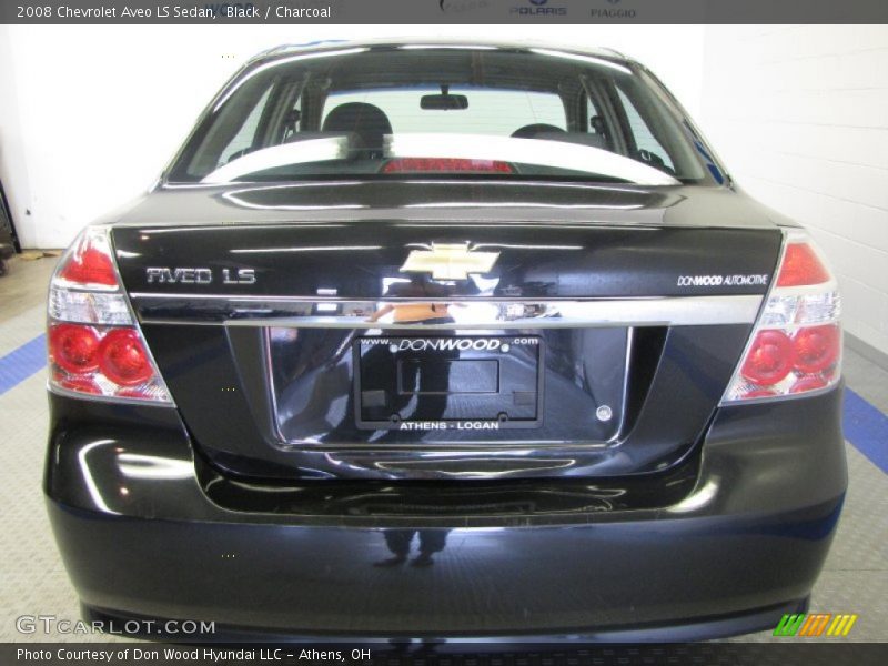 Black / Charcoal 2008 Chevrolet Aveo LS Sedan
