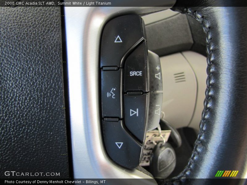 Summit White / Light Titanium 2008 GMC Acadia SLT AWD