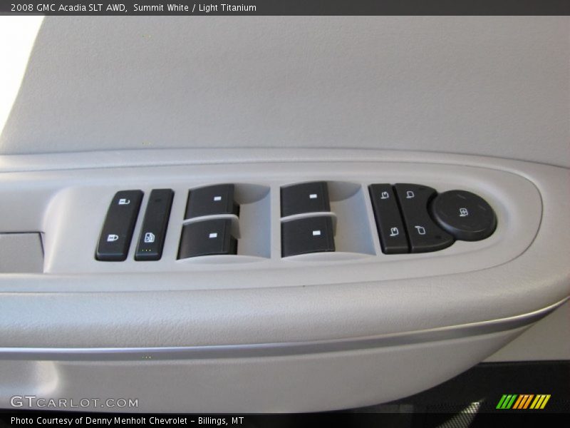 Summit White / Light Titanium 2008 GMC Acadia SLT AWD