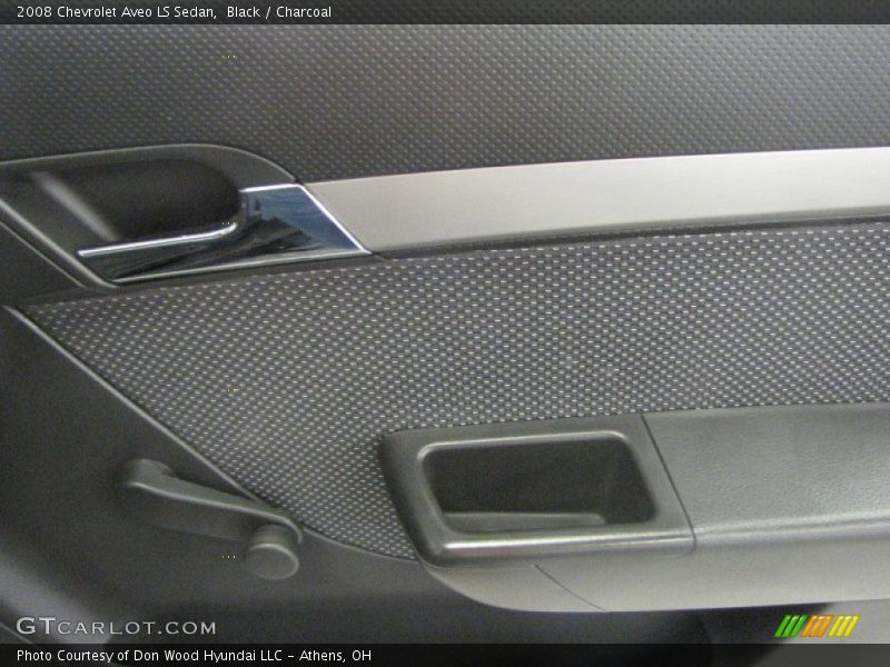 Black / Charcoal 2008 Chevrolet Aveo LS Sedan