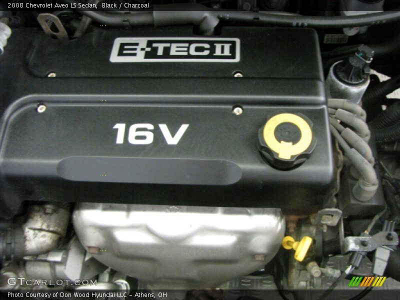 Black / Charcoal 2008 Chevrolet Aveo LS Sedan