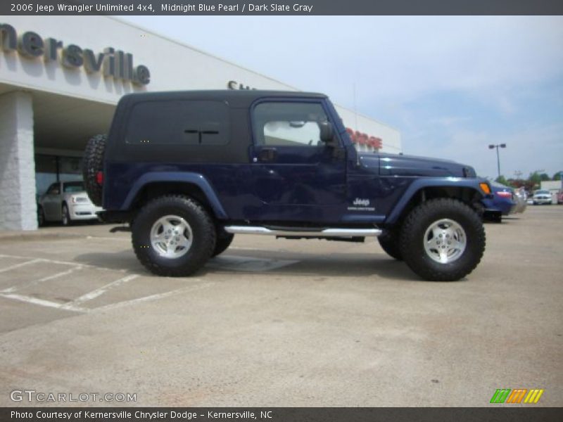 Midnight Blue Pearl / Dark Slate Gray 2006 Jeep Wrangler Unlimited 4x4