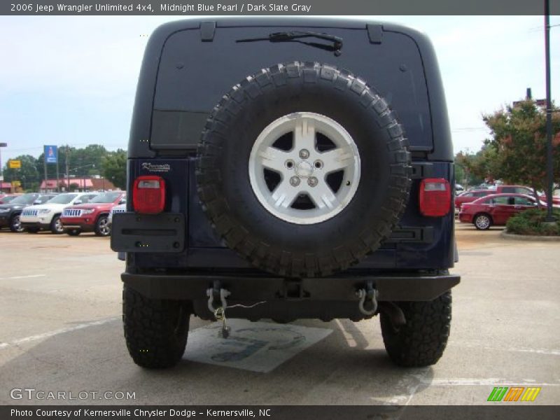 Midnight Blue Pearl / Dark Slate Gray 2006 Jeep Wrangler Unlimited 4x4