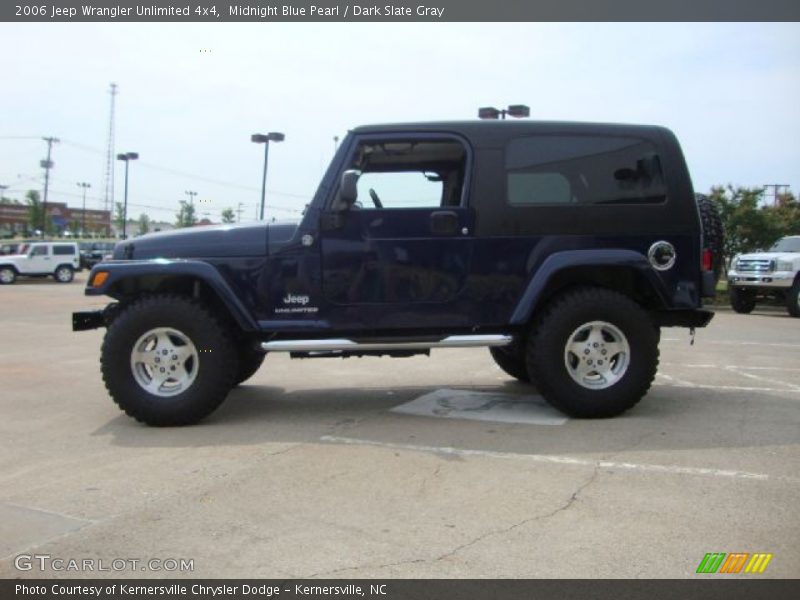 Midnight Blue Pearl / Dark Slate Gray 2006 Jeep Wrangler Unlimited 4x4