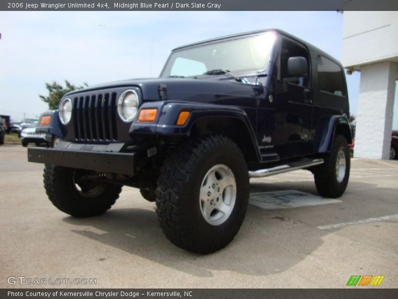 Midnight Blue Pearl / Dark Slate Gray 2006 Jeep Wrangler Unlimited 4x4