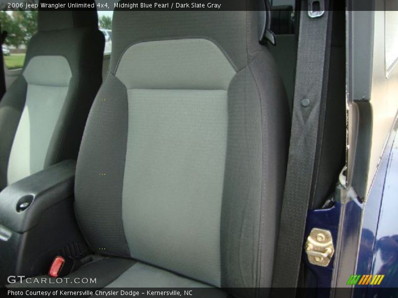 Midnight Blue Pearl / Dark Slate Gray 2006 Jeep Wrangler Unlimited 4x4