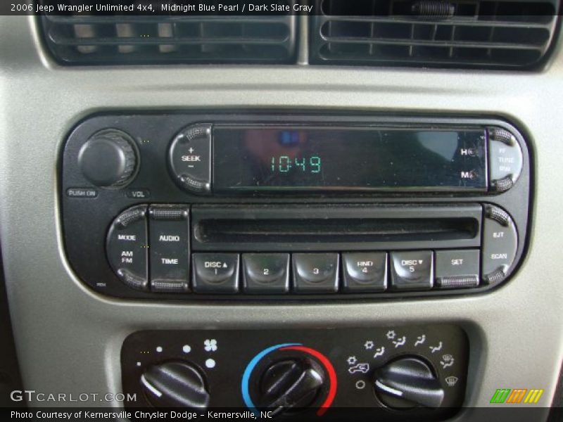 Midnight Blue Pearl / Dark Slate Gray 2006 Jeep Wrangler Unlimited 4x4