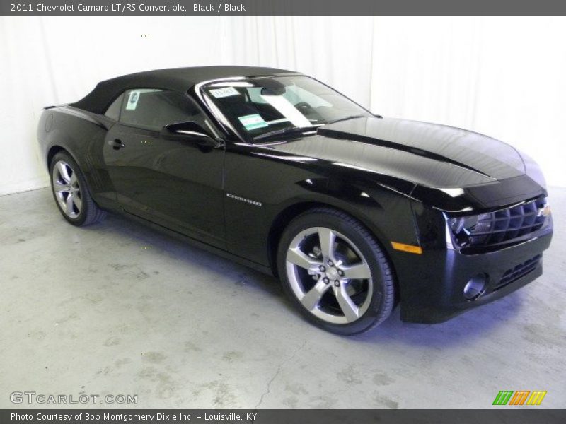 Black / Black 2011 Chevrolet Camaro LT/RS Convertible