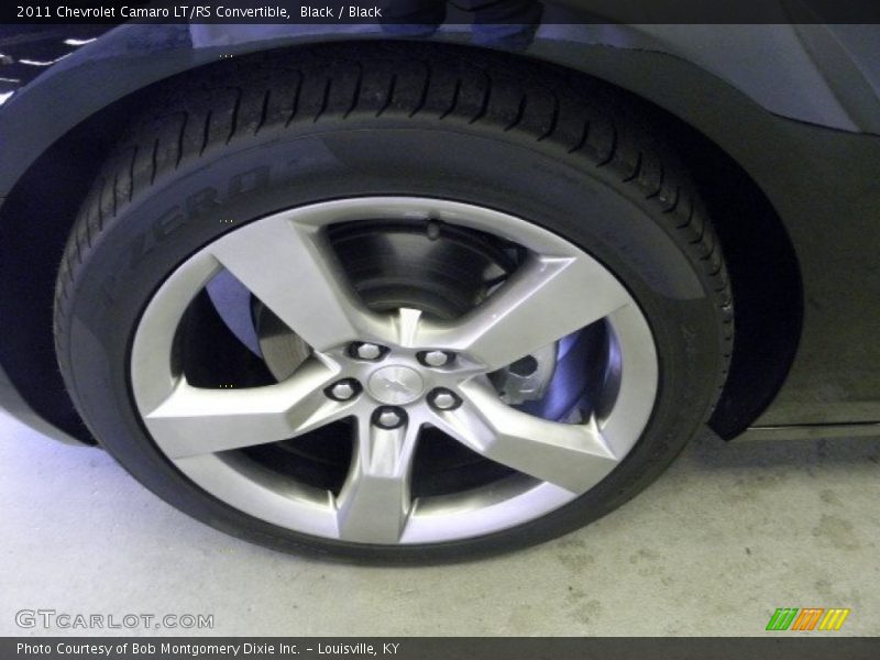Black / Black 2011 Chevrolet Camaro LT/RS Convertible