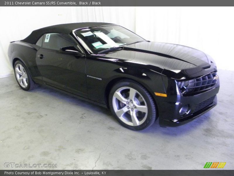 Black / Black 2011 Chevrolet Camaro SS/RS Convertible