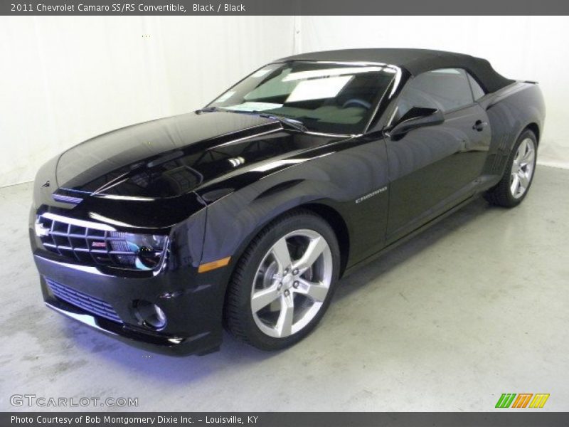 Black / Black 2011 Chevrolet Camaro SS/RS Convertible
