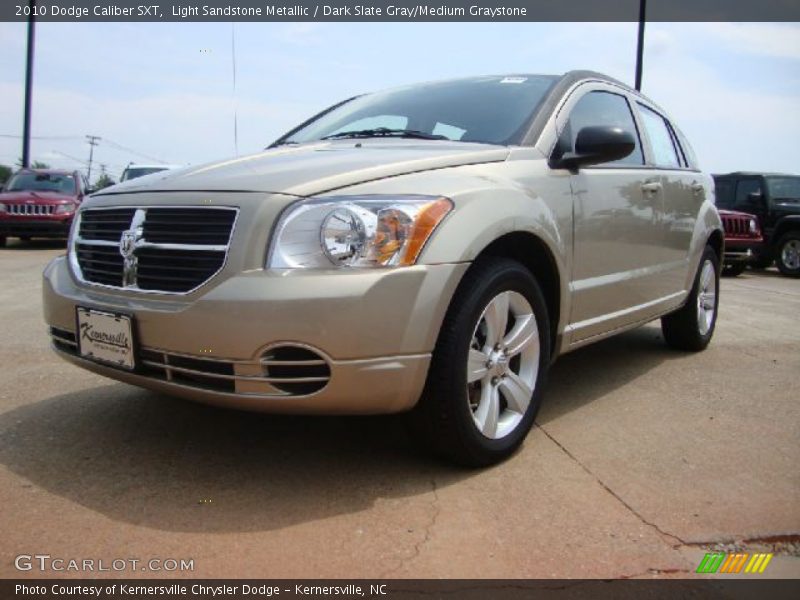 Light Sandstone Metallic / Dark Slate Gray/Medium Graystone 2010 Dodge Caliber SXT