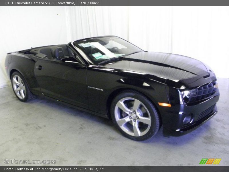 Black / Black 2011 Chevrolet Camaro SS/RS Convertible