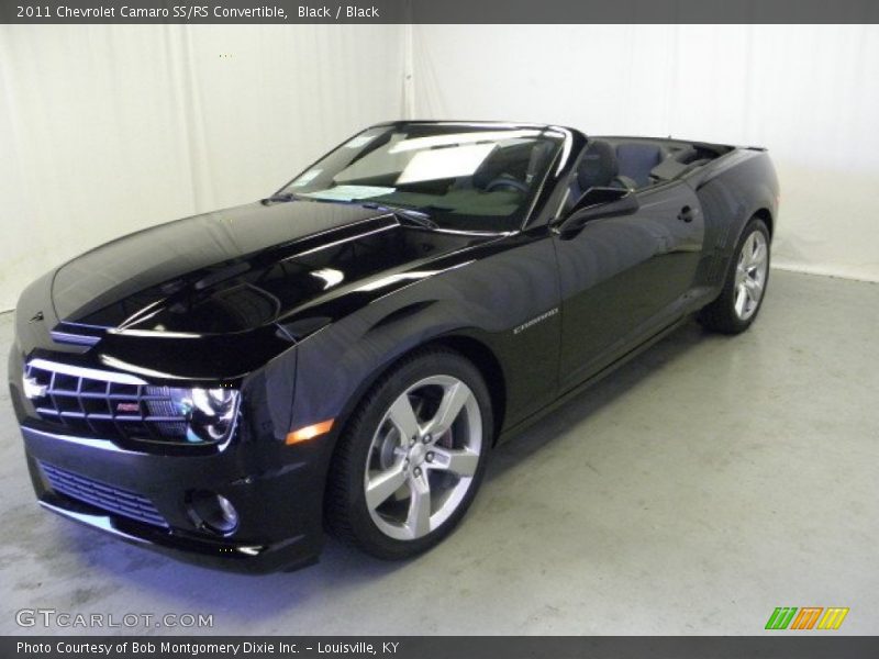 Black / Black 2011 Chevrolet Camaro SS/RS Convertible