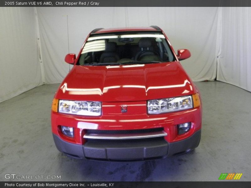Chili Pepper Red / Gray 2005 Saturn VUE V6 AWD