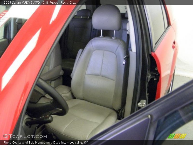 Chili Pepper Red / Gray 2005 Saturn VUE V6 AWD