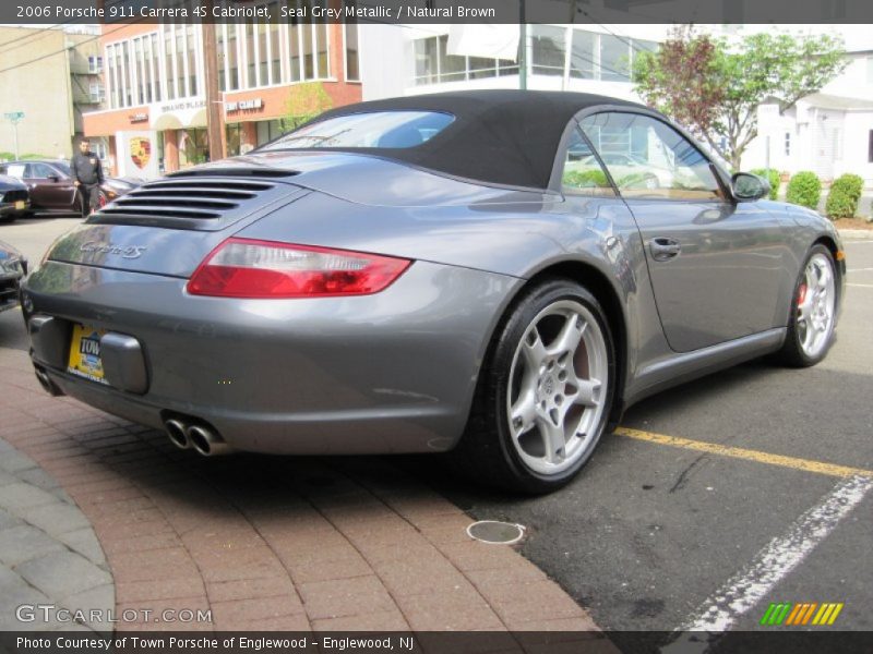 Seal Grey Metallic / Natural Brown 2006 Porsche 911 Carrera 4S Cabriolet