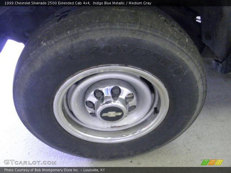 Indigo Blue Metallic / Medium Gray 1999 Chevrolet Silverado 2500 Extended Cab 4x4