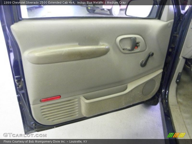 Indigo Blue Metallic / Medium Gray 1999 Chevrolet Silverado 2500 Extended Cab 4x4