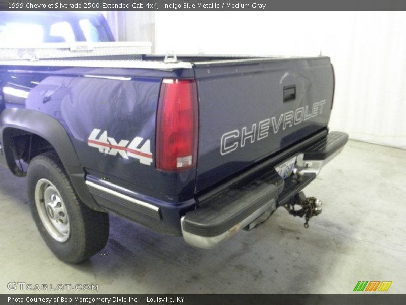 Indigo Blue Metallic / Medium Gray 1999 Chevrolet Silverado 2500 Extended Cab 4x4