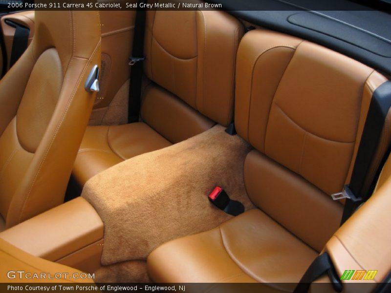 Seal Grey Metallic / Natural Brown 2006 Porsche 911 Carrera 4S Cabriolet