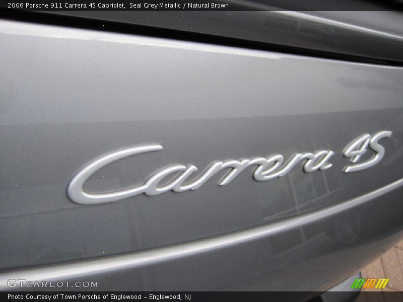 Seal Grey Metallic / Natural Brown 2006 Porsche 911 Carrera 4S Cabriolet