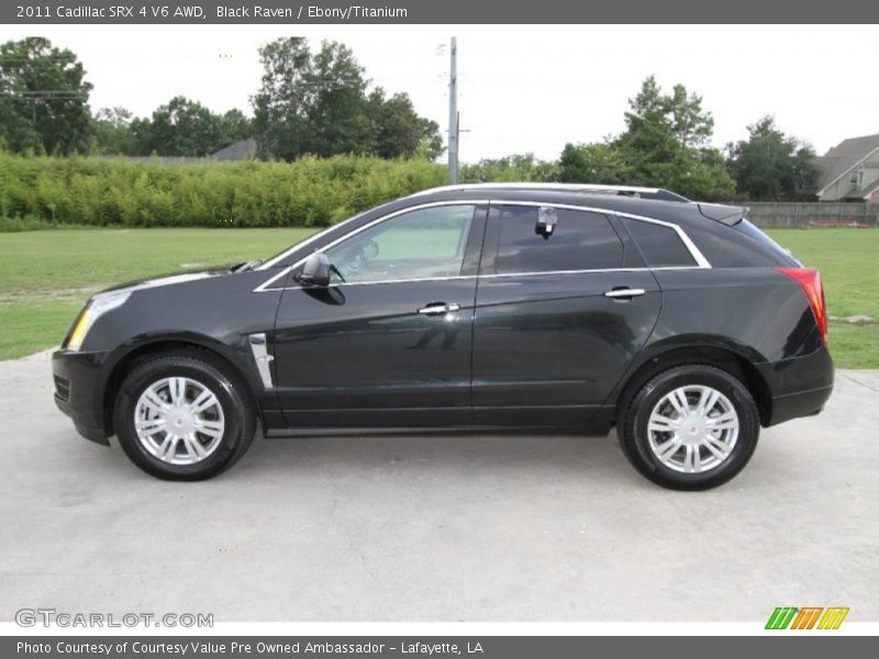 Black Raven / Ebony/Titanium 2011 Cadillac SRX 4 V6 AWD