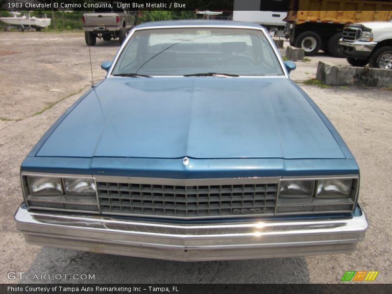 Light Blue Metallic / Blue 1983 Chevrolet El Camino Conquista