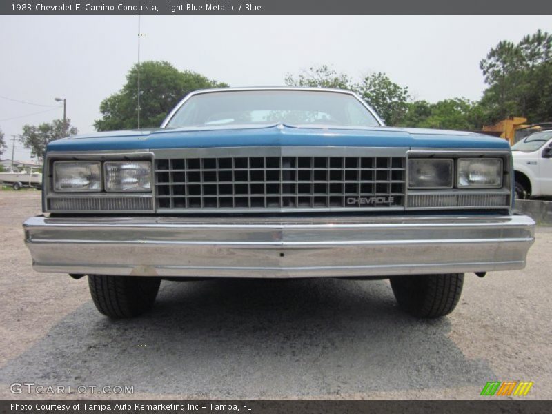 Light Blue Metallic / Blue 1983 Chevrolet El Camino Conquista