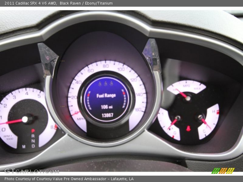 Black Raven / Ebony/Titanium 2011 Cadillac SRX 4 V6 AWD