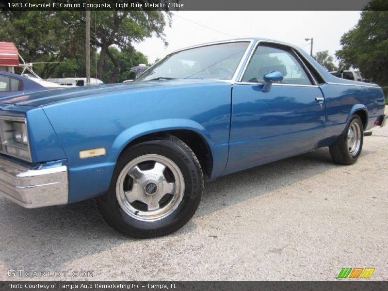 Light Blue Metallic / Blue 1983 Chevrolet El Camino Conquista