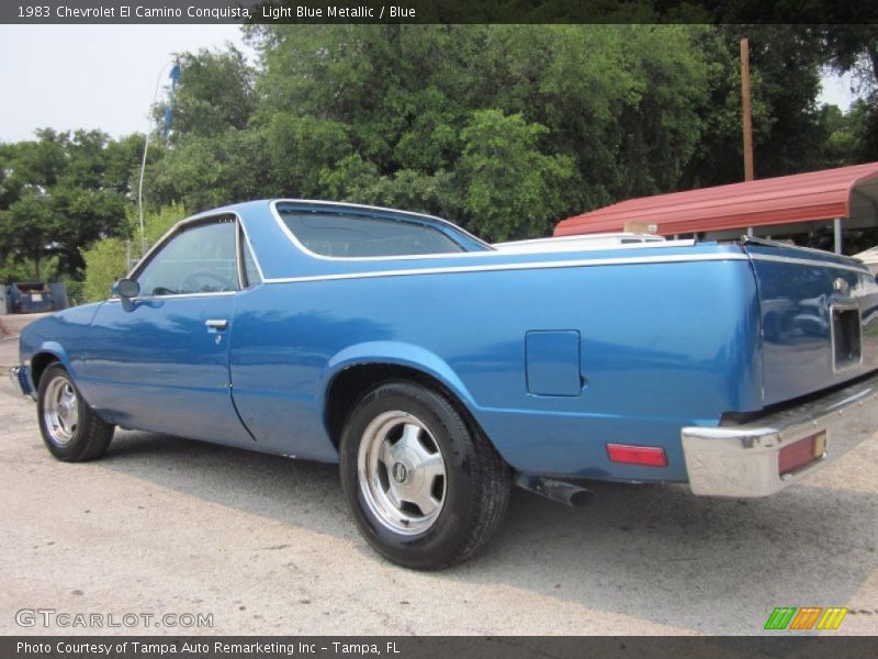 Light Blue Metallic / Blue 1983 Chevrolet El Camino Conquista