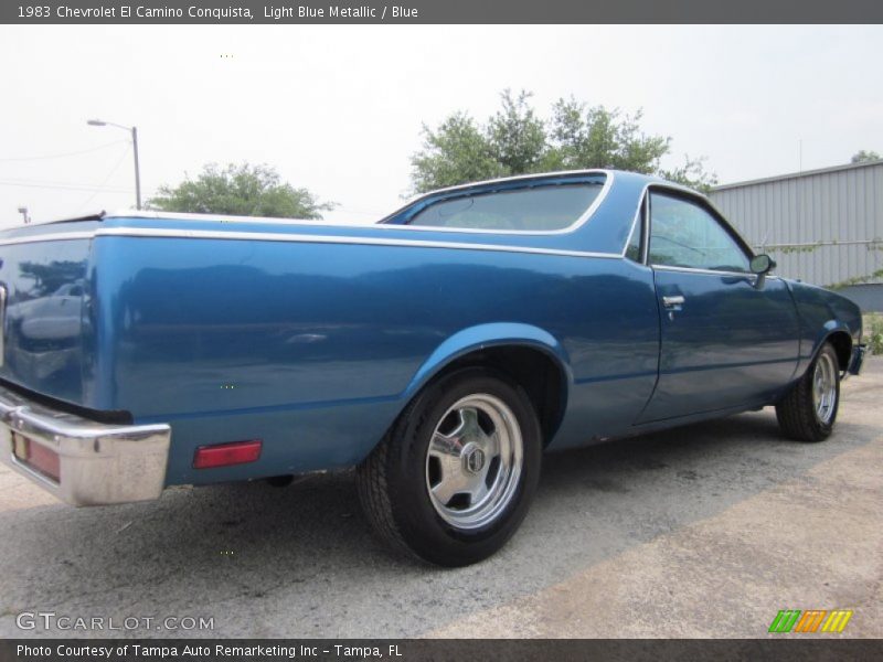 Light Blue Metallic / Blue 1983 Chevrolet El Camino Conquista