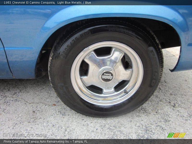Light Blue Metallic / Blue 1983 Chevrolet El Camino Conquista