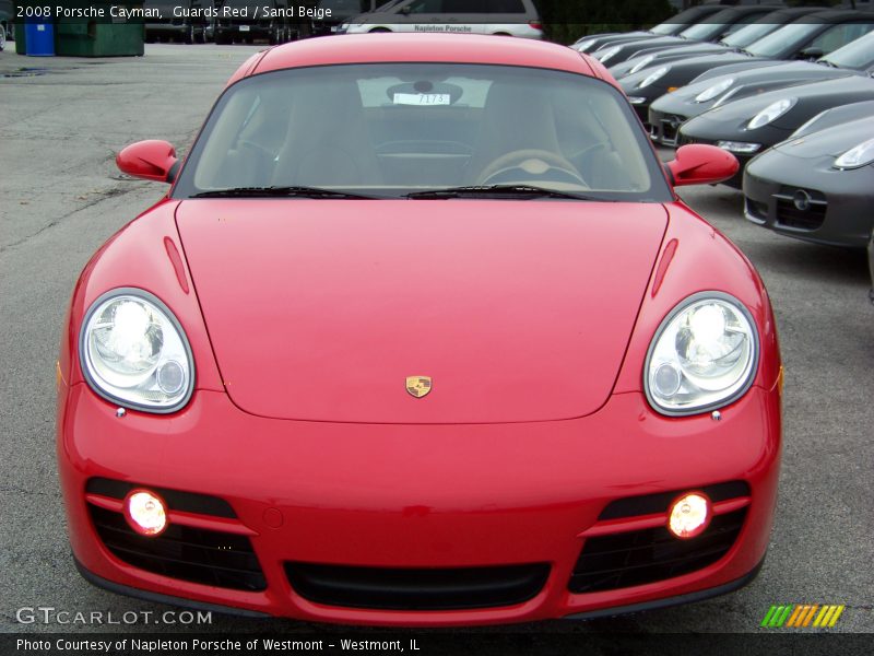 Guards Red / Sand Beige 2008 Porsche Cayman