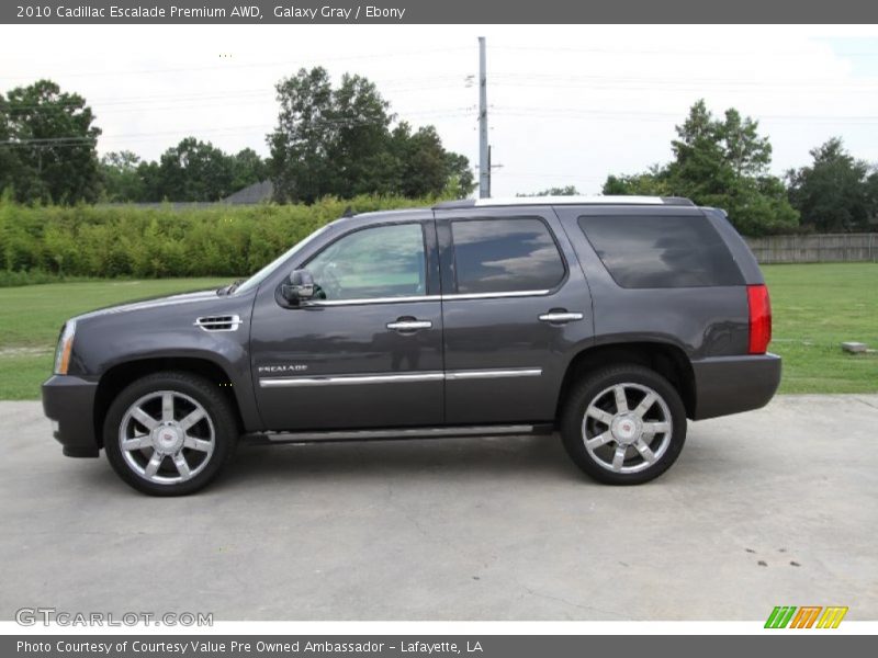 Galaxy Gray / Ebony 2010 Cadillac Escalade Premium AWD