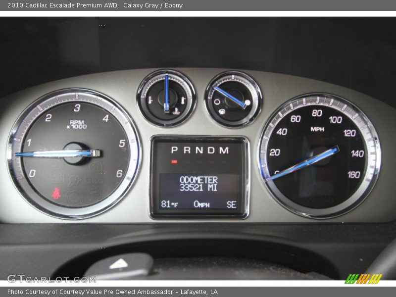 Galaxy Gray / Ebony 2010 Cadillac Escalade Premium AWD