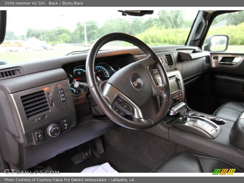 Black / Ebony Black 2008 Hummer H2 SUV