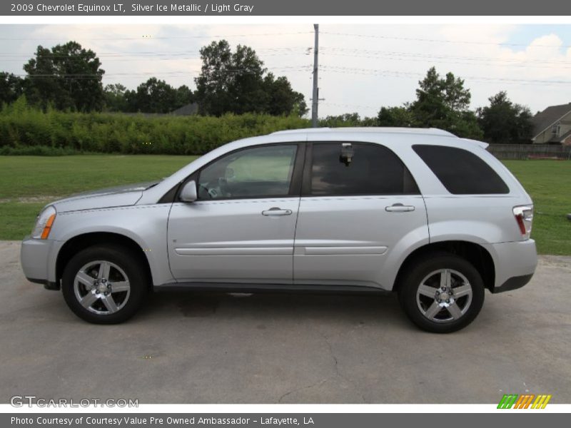 Silver Ice Metallic / Light Gray 2009 Chevrolet Equinox LT