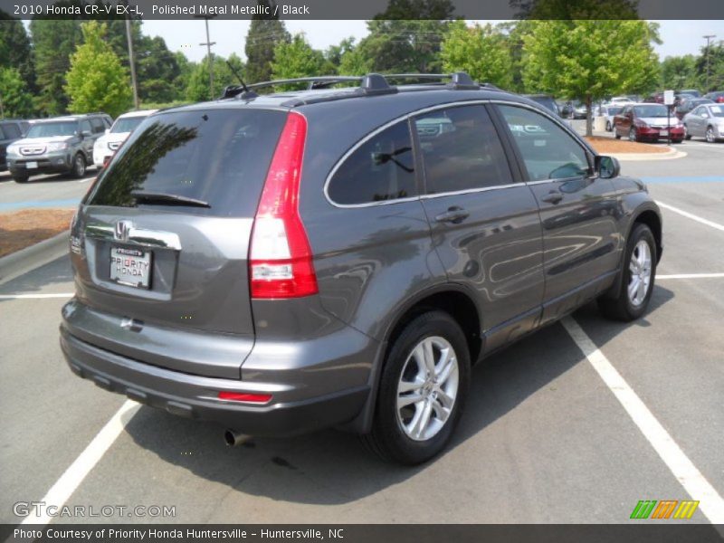 Polished Metal Metallic / Black 2010 Honda CR-V EX-L