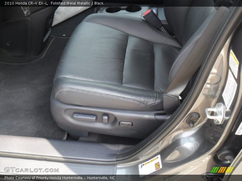 Polished Metal Metallic / Black 2010 Honda CR-V EX-L
