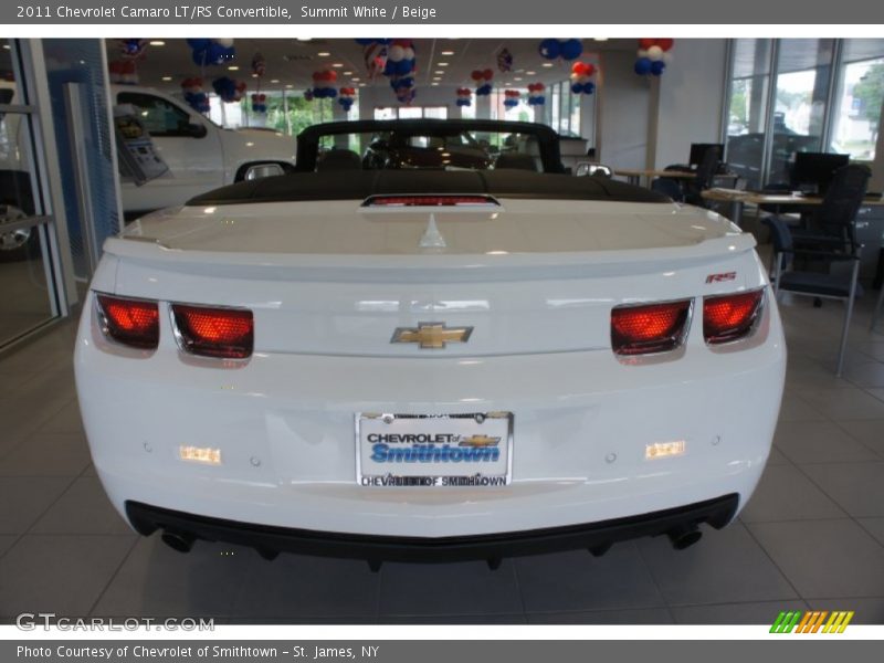 Summit White / Beige 2011 Chevrolet Camaro LT/RS Convertible