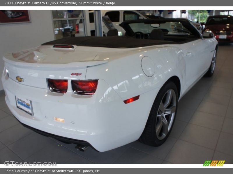 Summit White / Beige 2011 Chevrolet Camaro LT/RS Convertible
