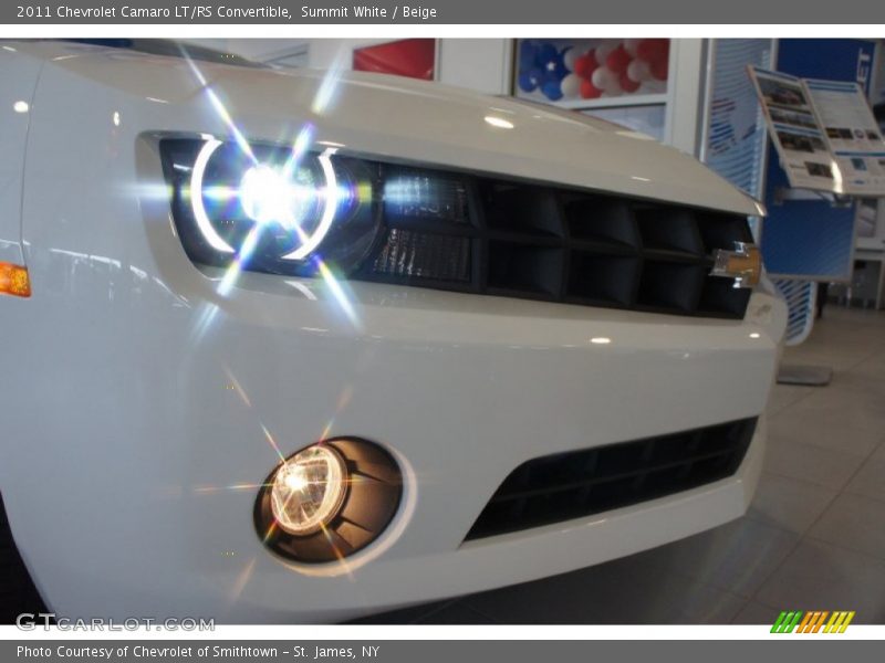 Summit White / Beige 2011 Chevrolet Camaro LT/RS Convertible
