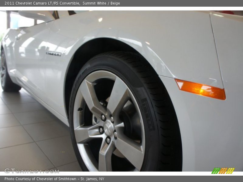 Summit White / Beige 2011 Chevrolet Camaro LT/RS Convertible